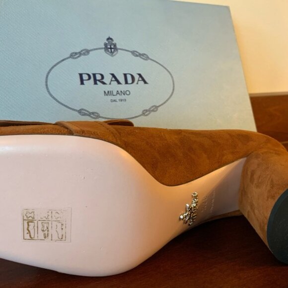 Authentic Prada Loafers-New in Box- Never Worn- Size 37.5/US SIZE 7.5 - Picture 5 of 7